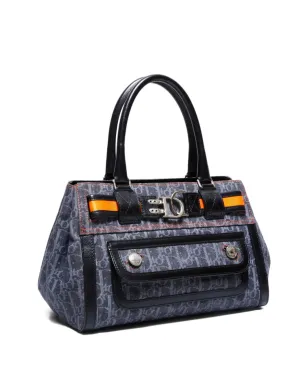 Christian Dior Pre-Owned 2000-2005s Trotter-monogram denim-effect tote bag - Blue - サムネイル3