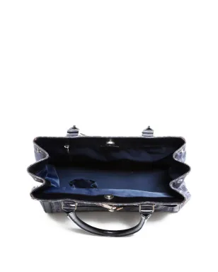 Christian Dior Pre-Owned 2000-2005s Trotter-monogram denim-effect tote bag - Blue - サムネイル4