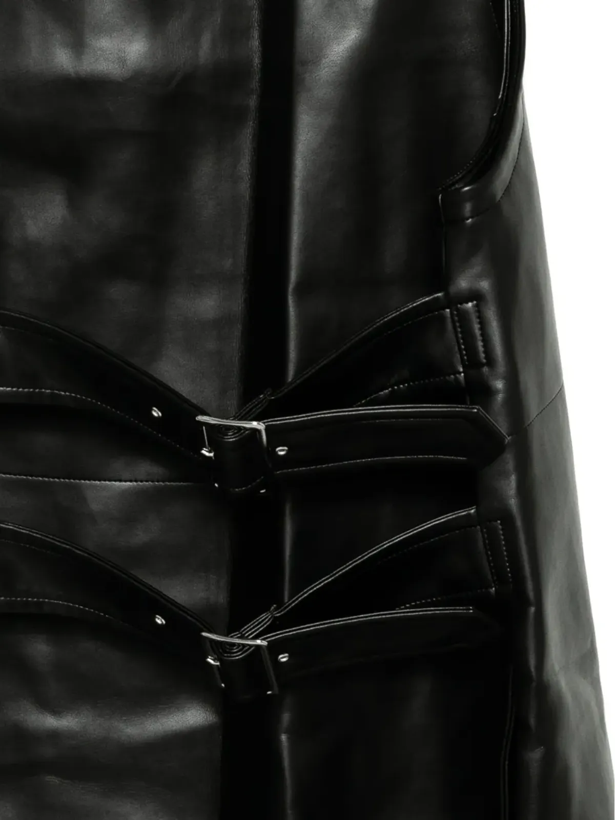 Black Comme Des Garçons belted dress - 画像3