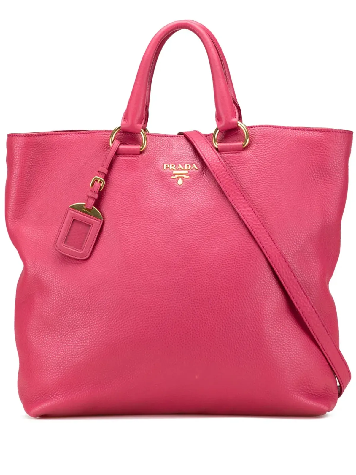 Prada Pre-Owned オープン・コンバーチブル トート サッチェル - ピンク - 画像1