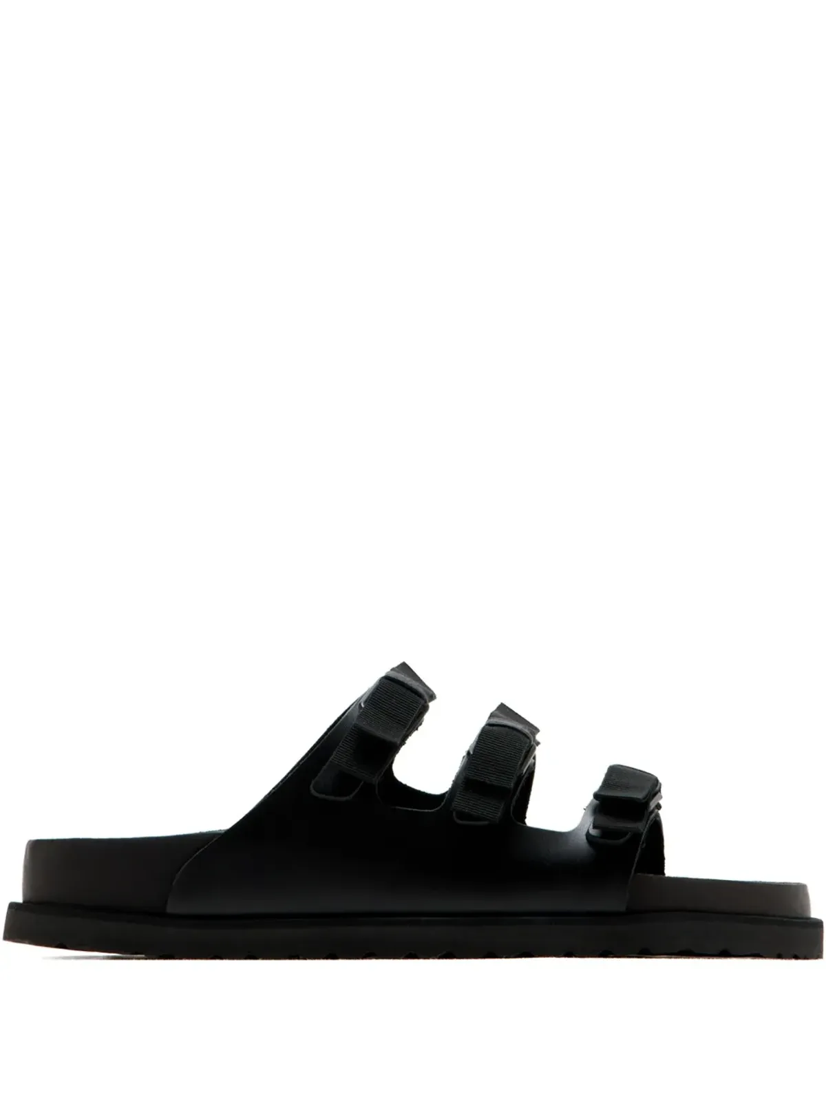 Birkenstock トリプルストラップレザーサンダル - 画像1