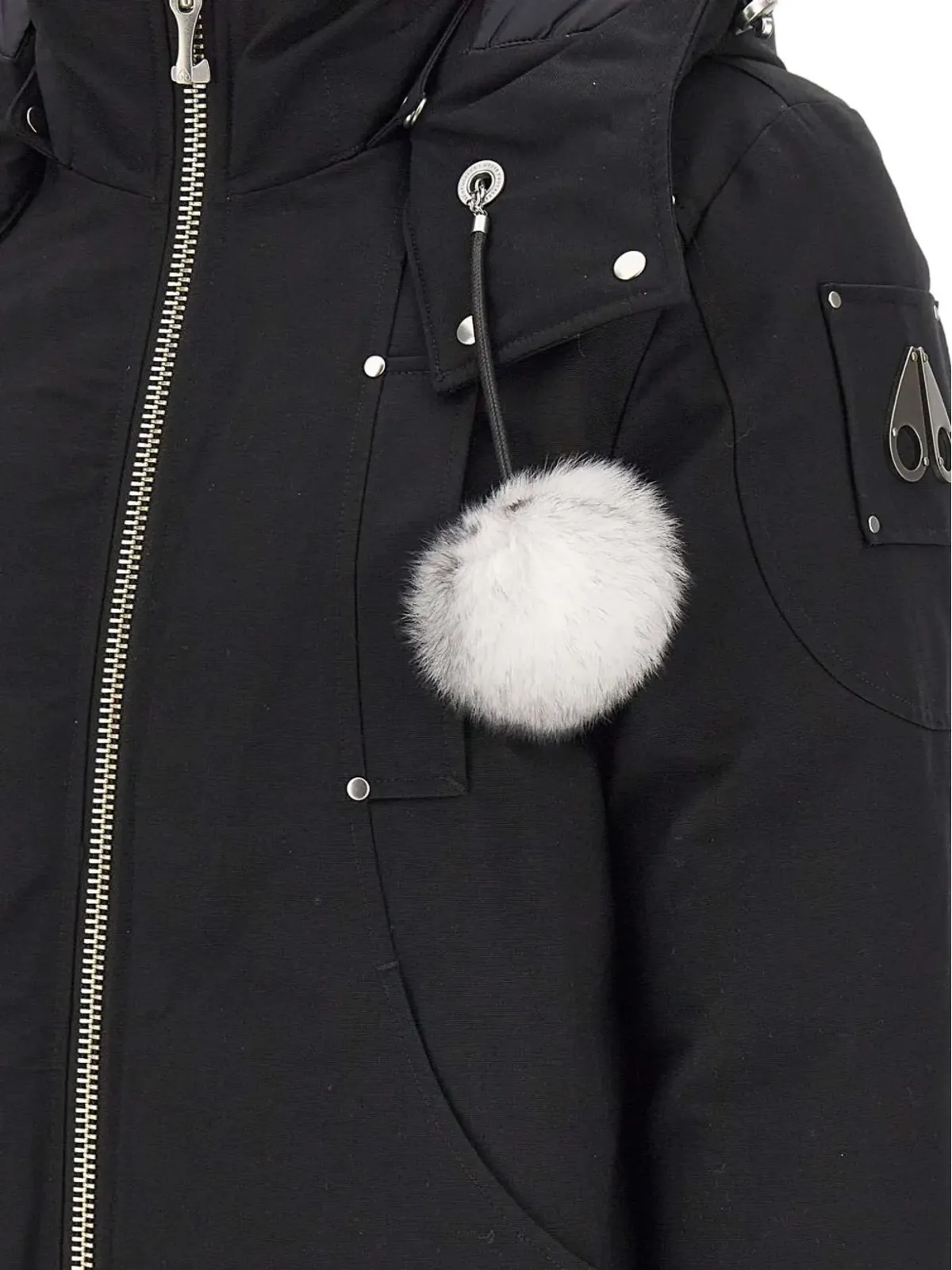 Moose Knuckles Debbie detachable-hood bomber jacket - Black - 画像4