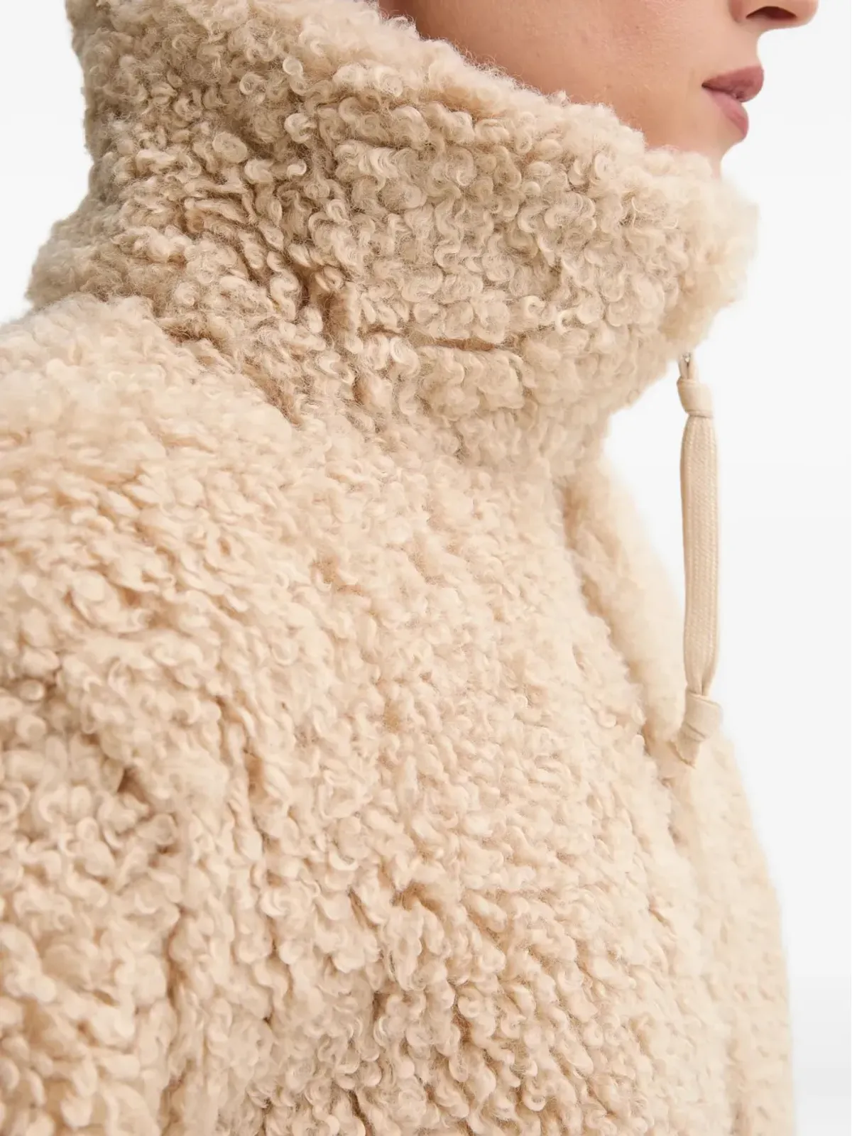Marc O'Polo フェイクシアリング ジップアップジャケット - 画像5