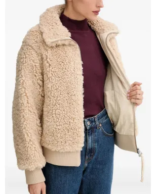 Marc O'Polo フェイクシアリング ジップアップジャケット - サムネイル4