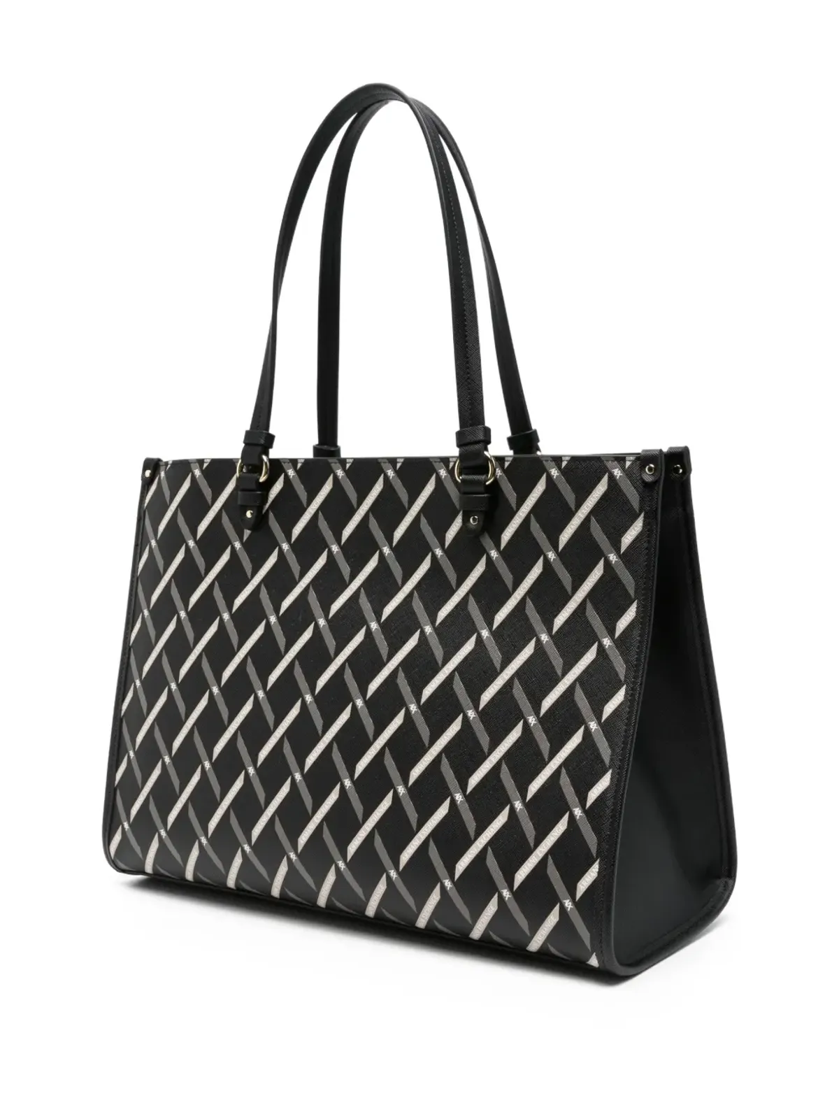 Armani Exchange 幾何学模様のトートバッグ - 画像2