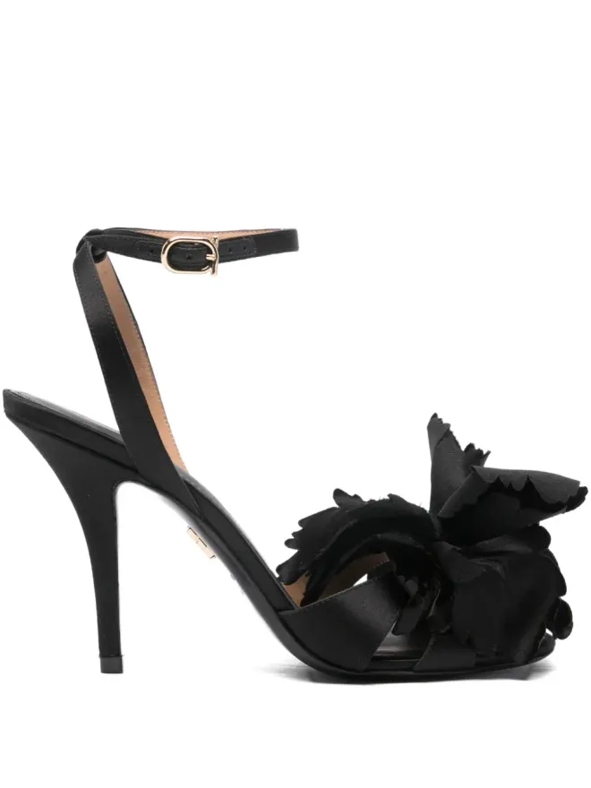 FERRAGAMO Ferragamo Ghillyヒールサンダル ブラックの商品画像