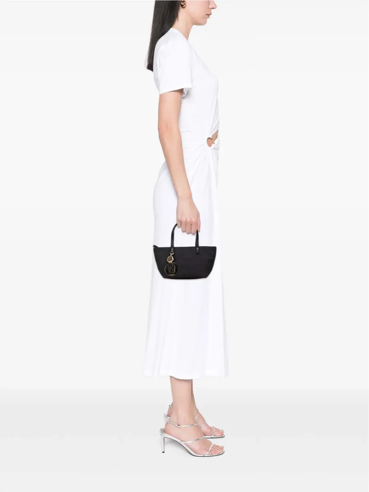 Fendi Pre-Owned ミニ ズッキーノ キャンバス ハンドバッグ - 画像2