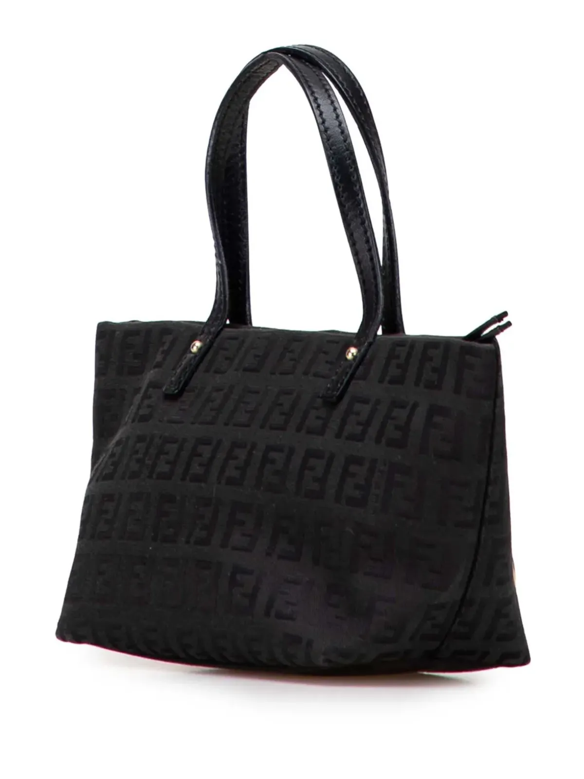 Fendi Pre-Owned ミニ ズッキーノ キャンバス ハンドバッグ - 画像3