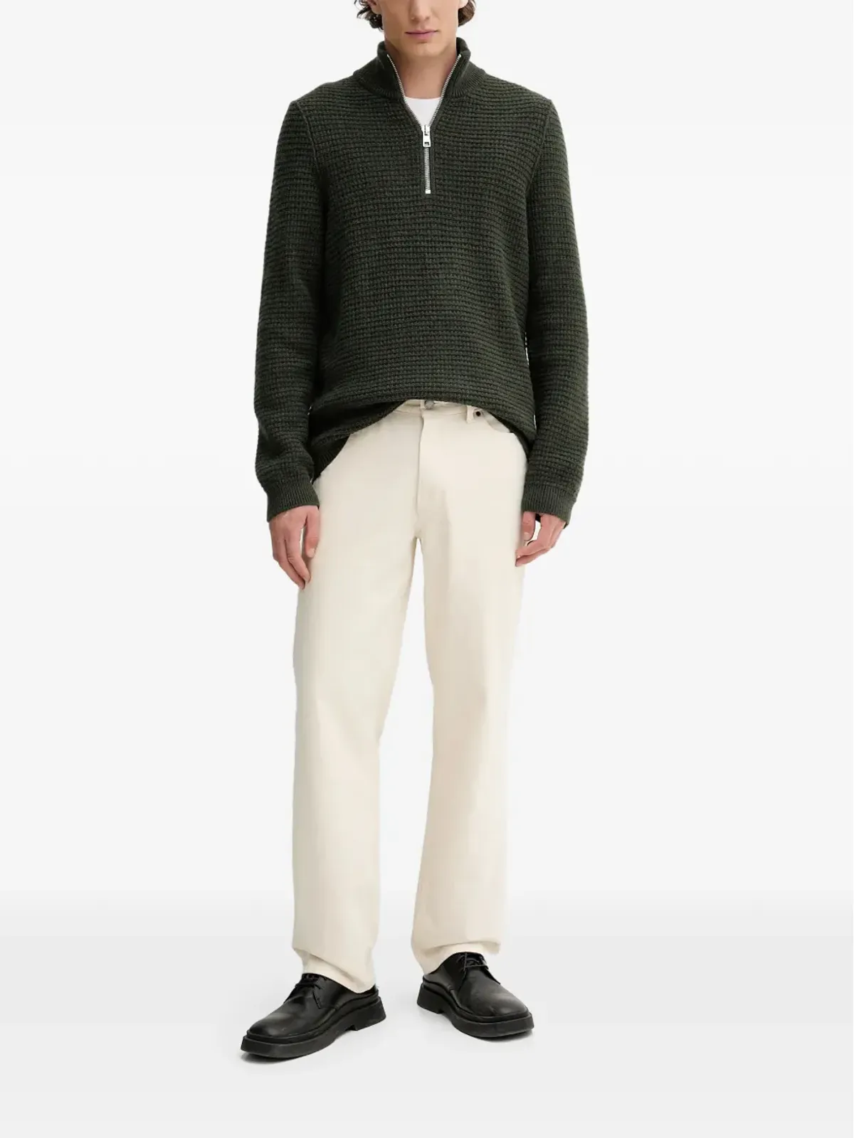 Marc O'Polo ジップ付きテクスチャードセーター - 画像2