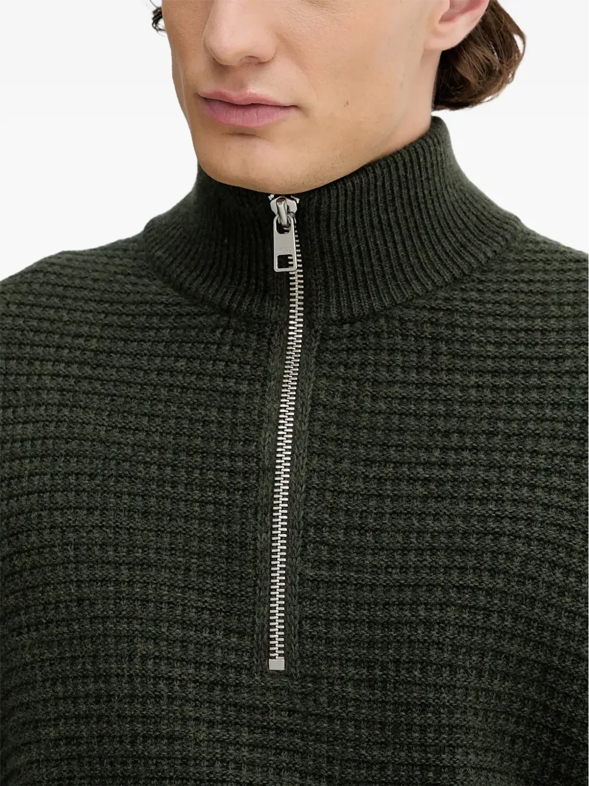 Marc O'Polo ジップ付きテクスチャードセーター - 画像4