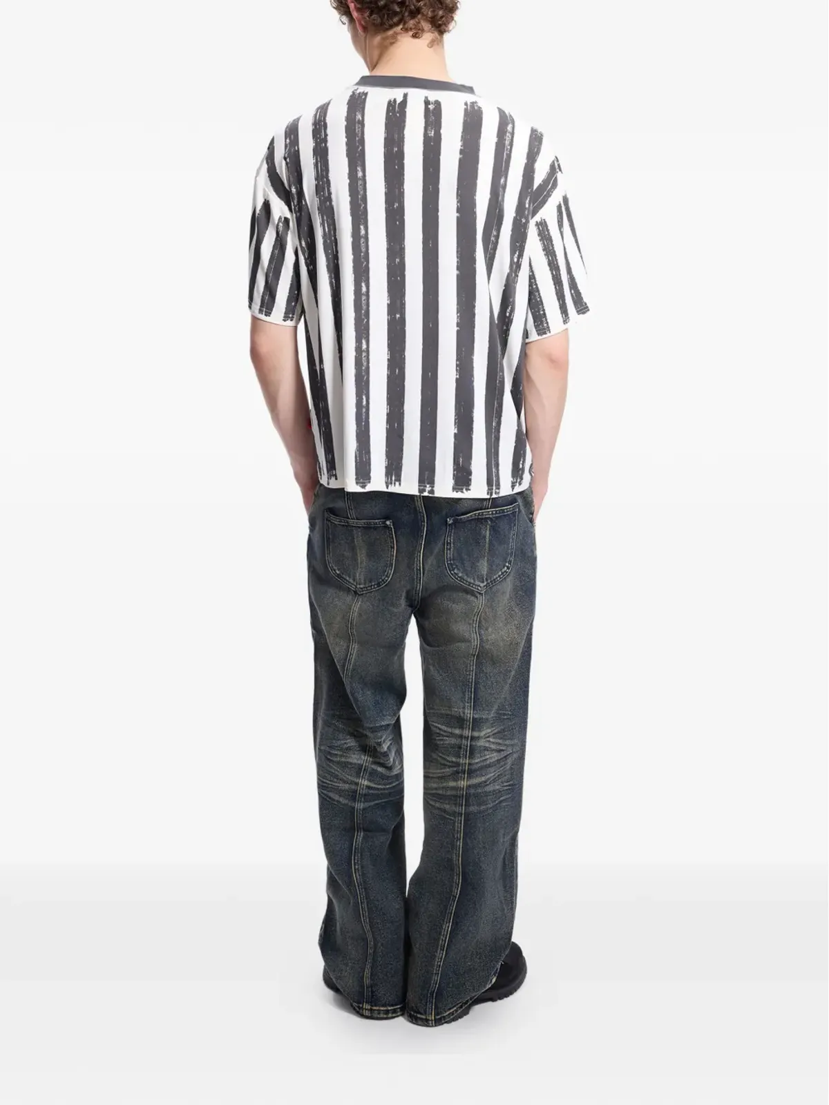 Protémoa BJeans ウォッシュ加工ジーンズ - 画像4