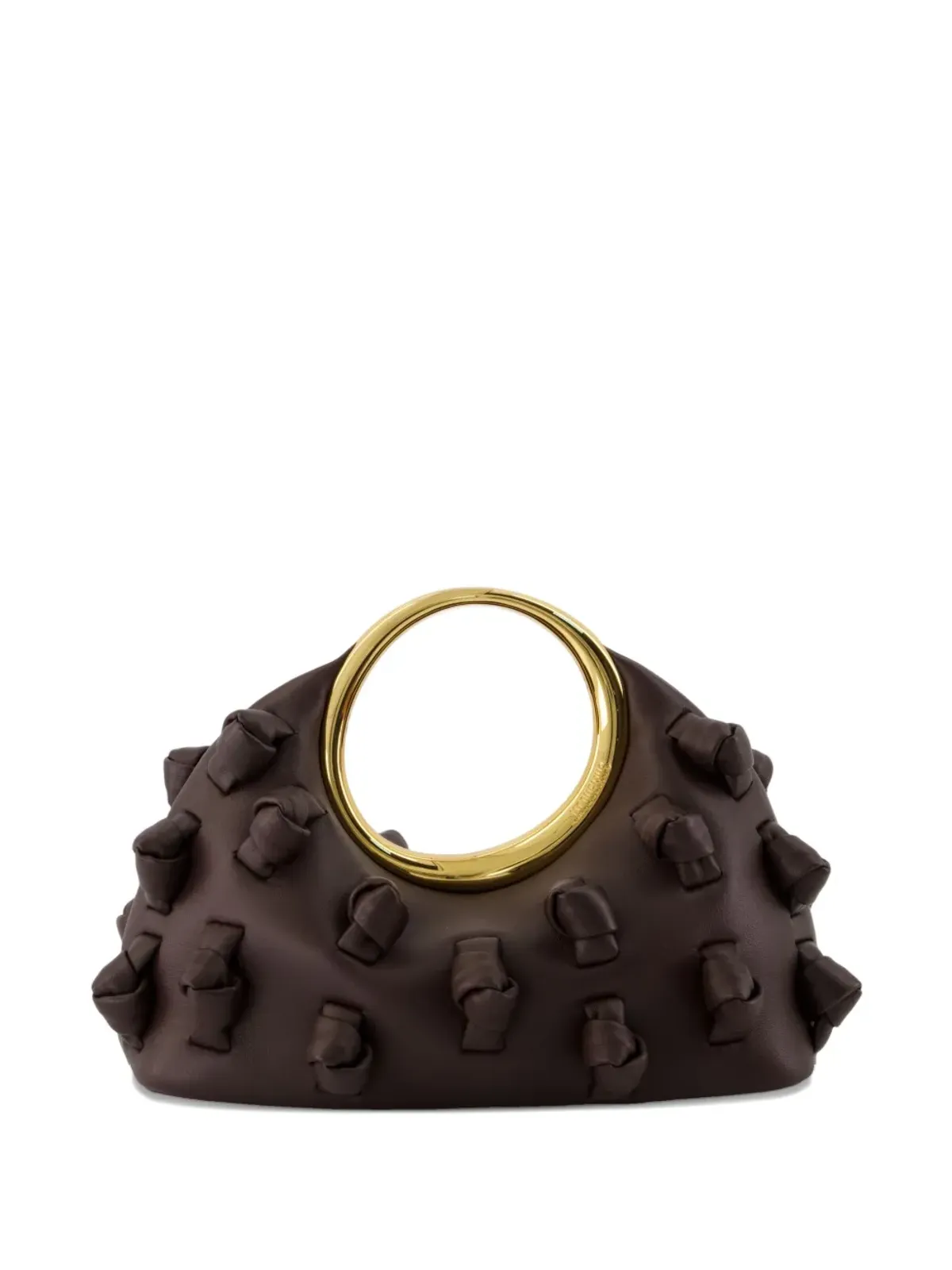 Jacquemus The small Calino with knots mini bag - Brown - 画像1