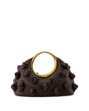 Jacquemus The small Calino with knots mini bag - Brown - サムネイル1