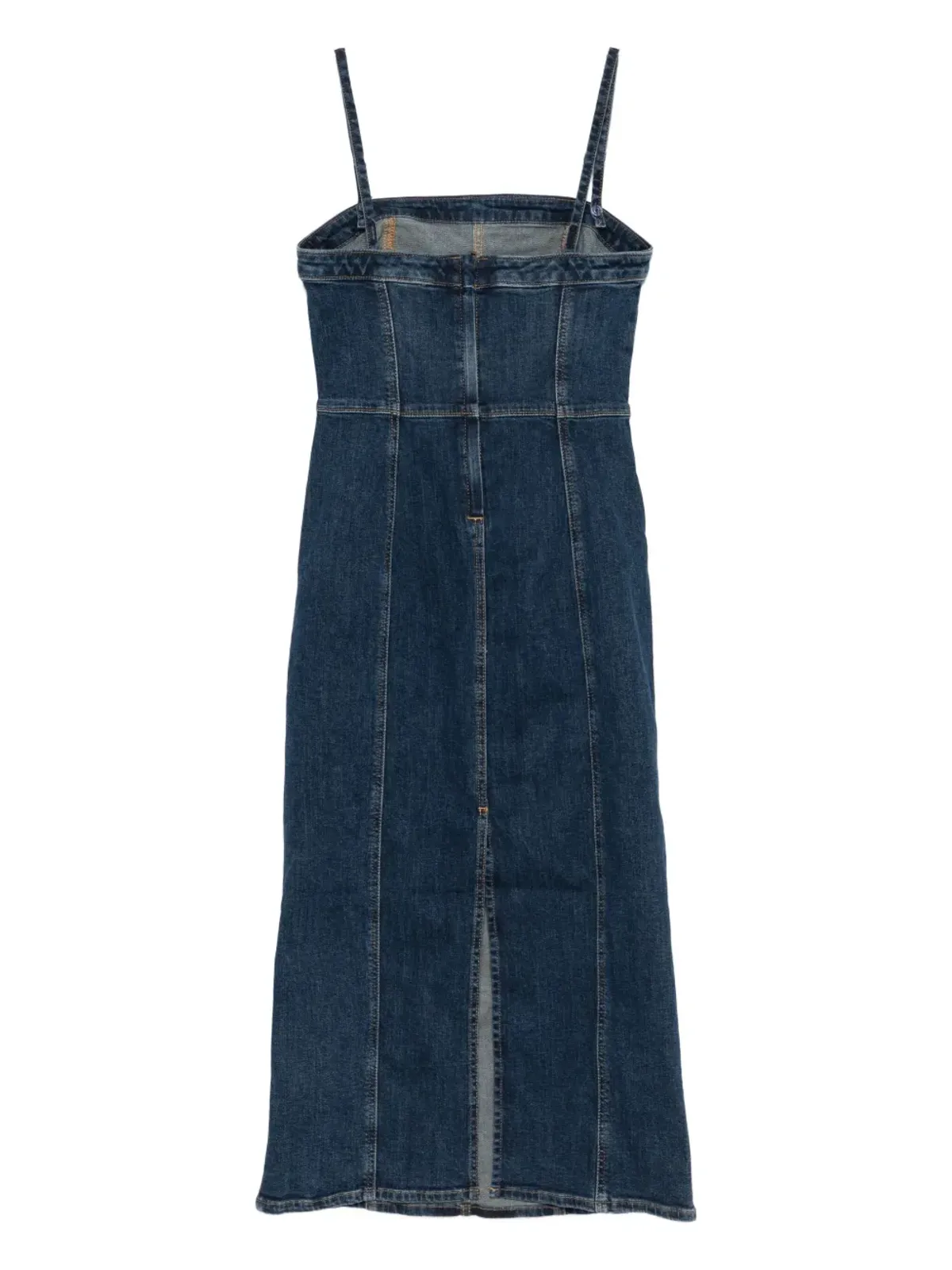Levi's パネル使いのビスチェ風ミディドレス - ブルー - 画像2