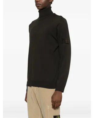 Stone Island ロールネックセーター - Brown - サムネイル3