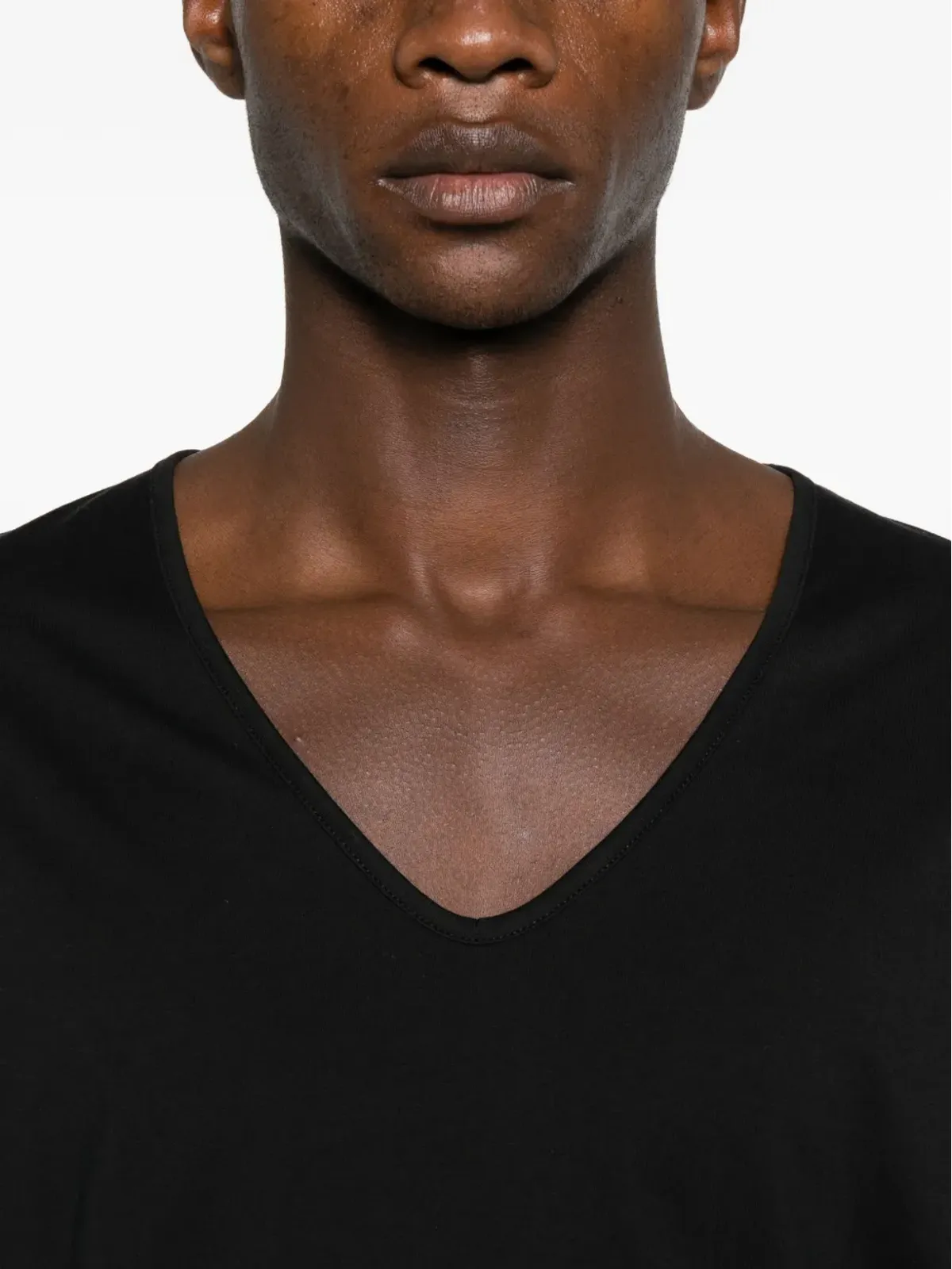 Sunspel Vネック半袖Tシャツ - 画像4