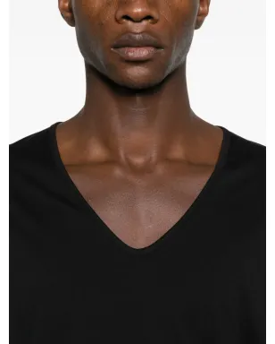 Sunspel Vネック半袖Tシャツ - サムネイル4