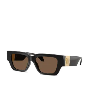 Versace Eyewear メデューサ-detail レクタングルフレーム サングラス - サムネイル2