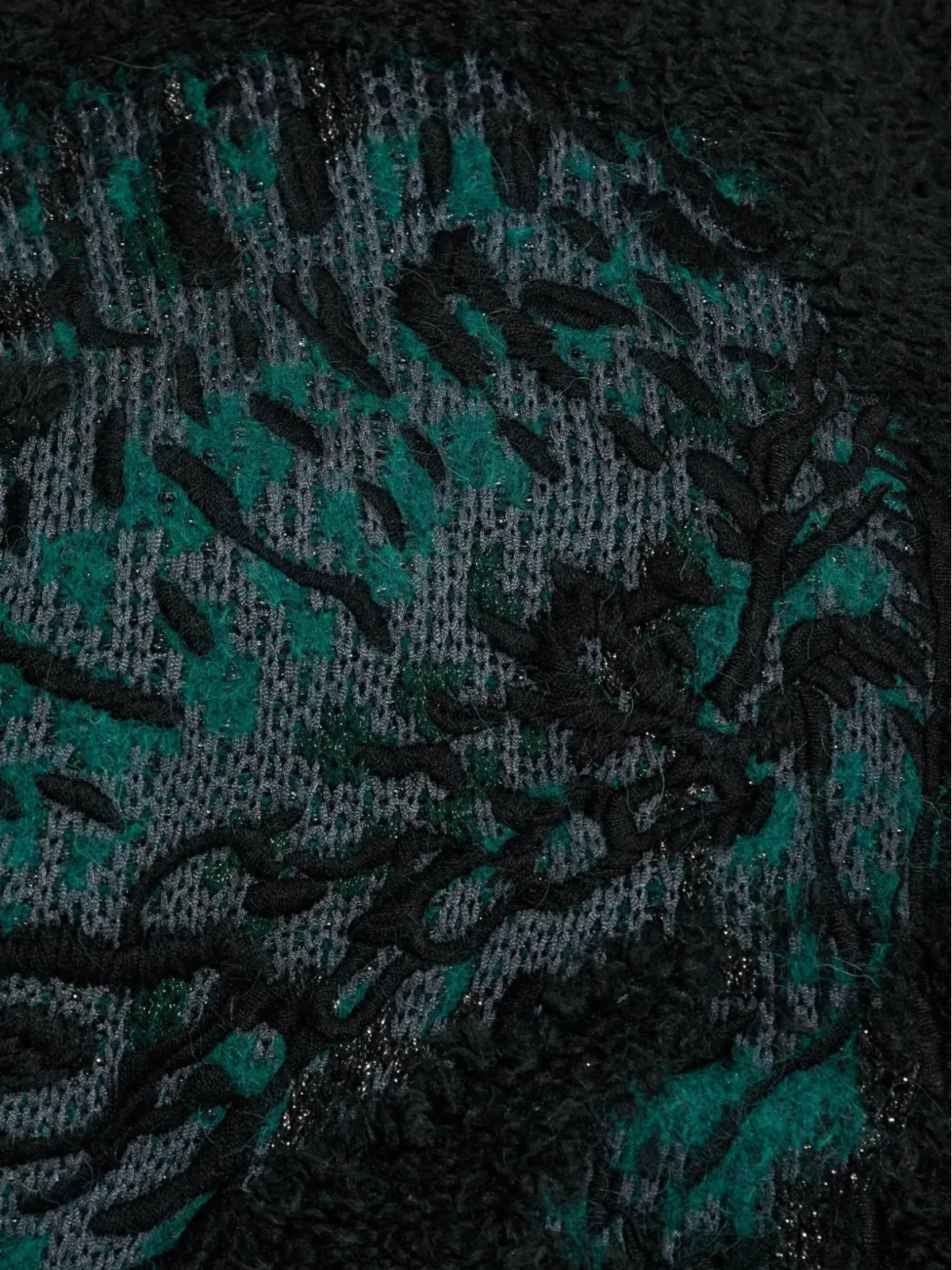 Lacoste クロコダイル柄セーター - Black - 画像5