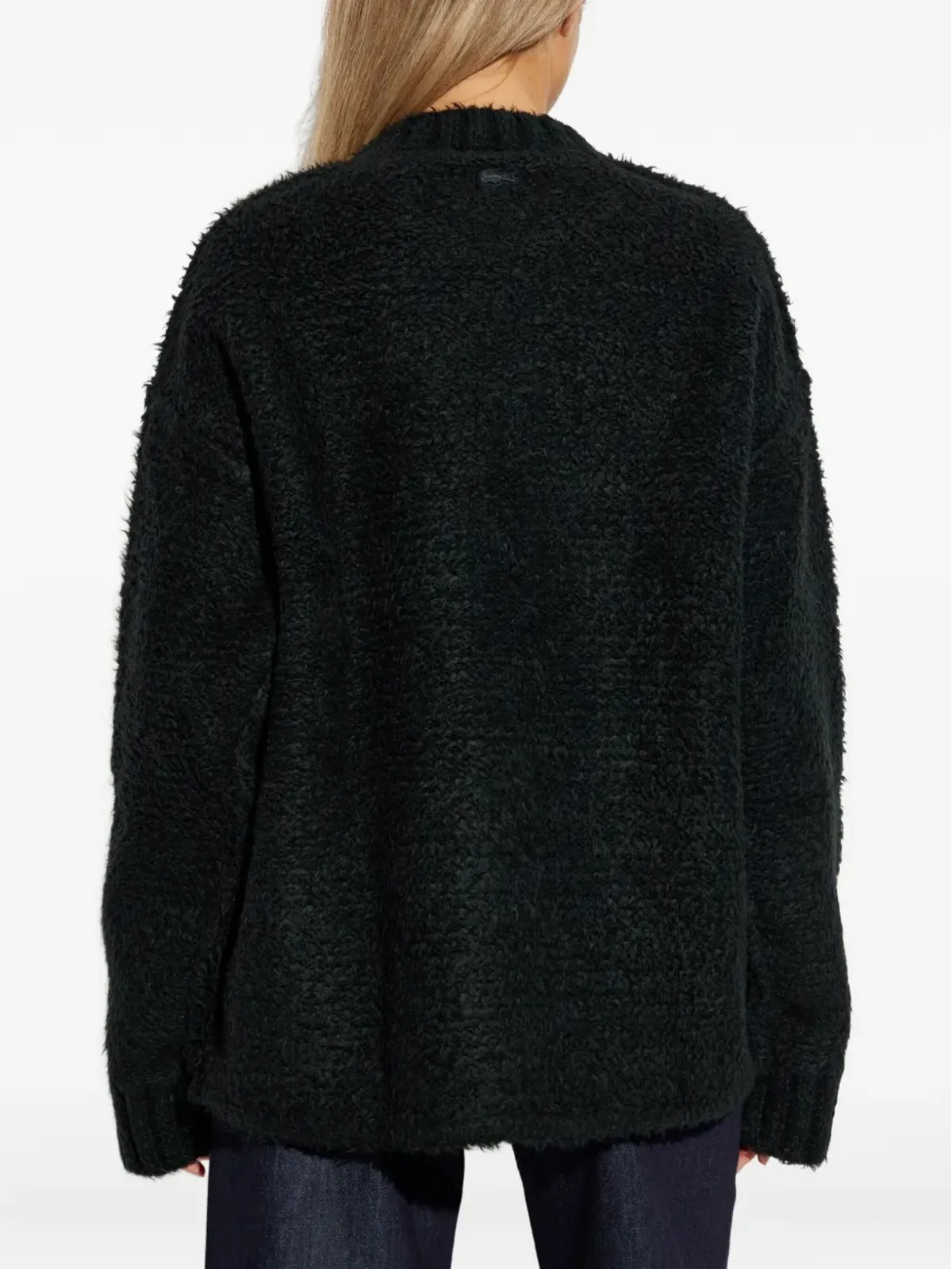 Lacoste クロコダイル柄セーター - Black - 画像4