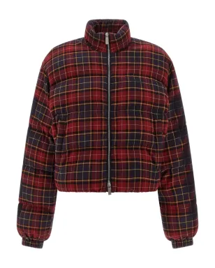 Off-White アロー柄チェック ボンバージャケット - サムネイル1