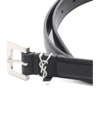 Saint Laurent Pre-Owned Cassandre レザーベルト - サムネイル2