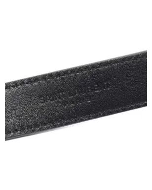 Saint Laurent Pre-Owned Cassandre レザーベルト - サムネイル4