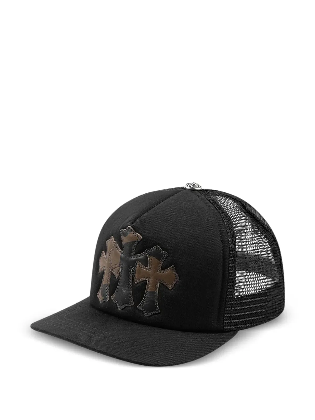 Chrome Hearts クロスアップリケ セメタリー トラッカーハット - ブラック - 画像2