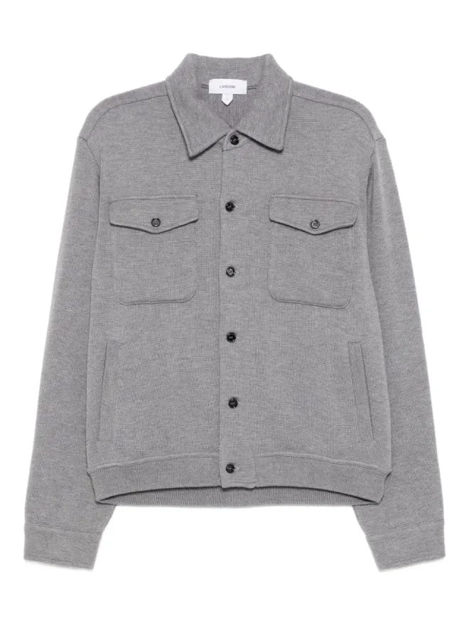 Lardini Lardini ウールシャツジャケットの商品画像