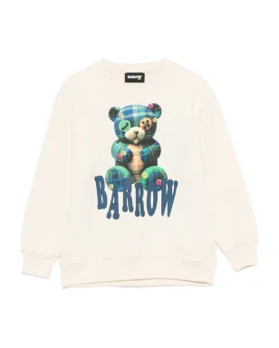Barrow kids タータンテディー スウェットシャツ - サムネイル1