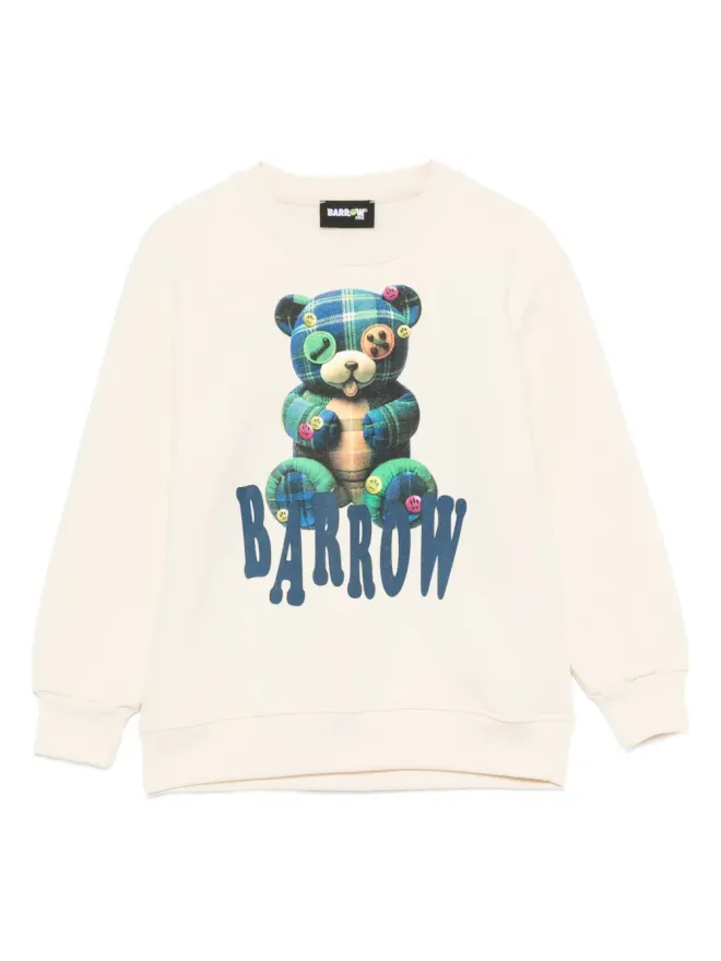 Barrow kids Barrow kids タータンテディー スウェットシャツの商品画像