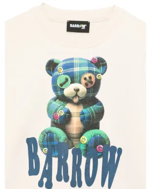 Barrow kids タータンテディー スウェットシャツ - サムネイル3