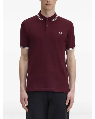 Fred Perry M3600 ストライプ ロゴ ポロシャツ - サムネイル1