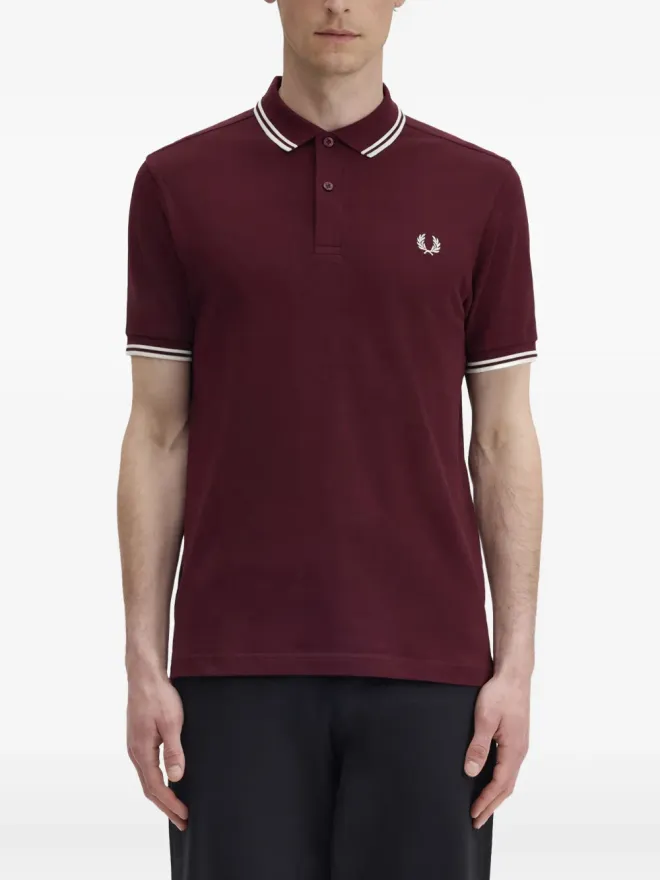 Fred Perry Fred Perry M3600 ストライプ ロゴ ポロシャツの商品画像