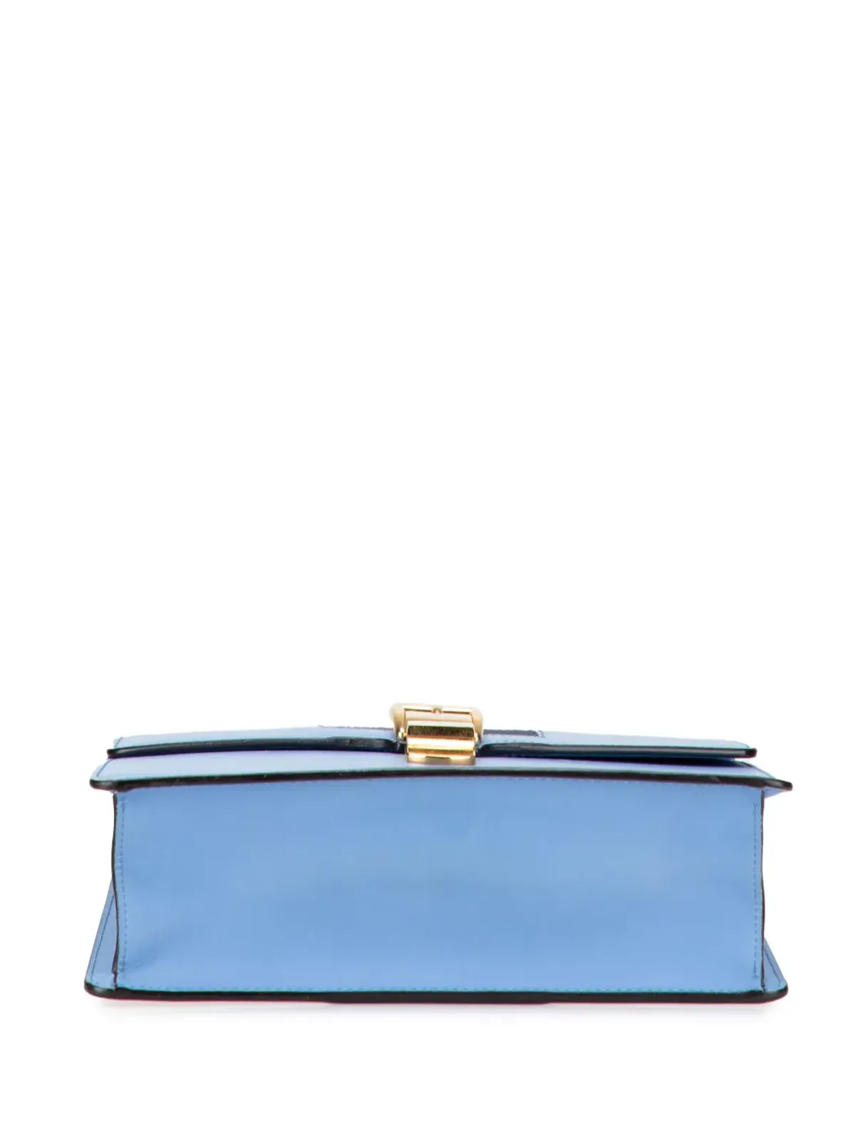 Gucci Pre-Owned 小型レザー シルヴィ ウェブ サッチェル ブルー - 画像4