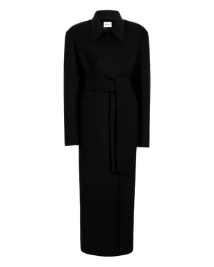 KHAITE ベルト付きカラーコート - サムネイル1