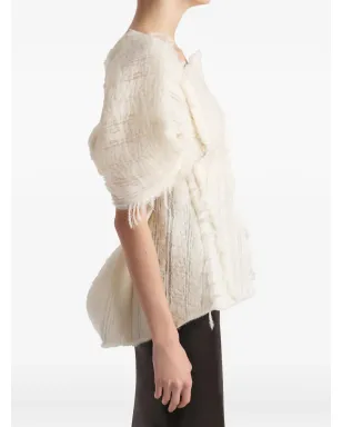 KHAITE Quan フレイドスリーブトップ - サムネイル4