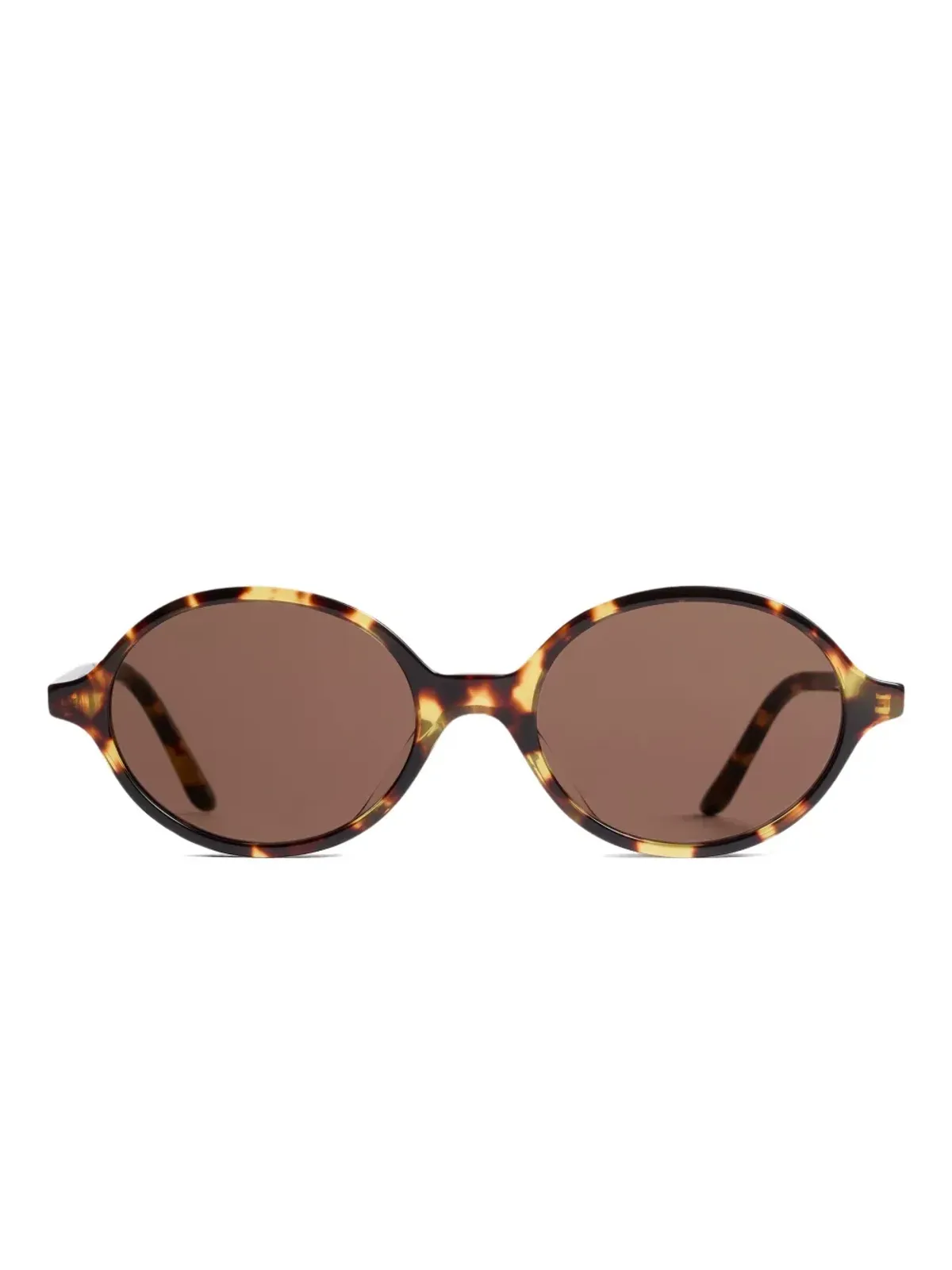 KHAITE x Oliver Peoples oval-frame sunglasses - Brown - 画像1
