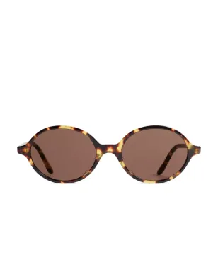 KHAITE x Oliver Peoples oval-frame sunglasses - Brown - サムネイル1