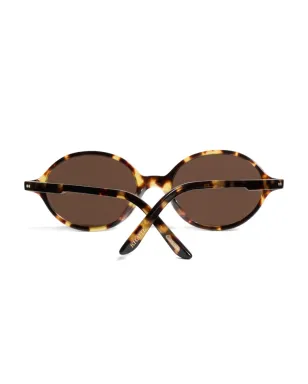 KHAITE x Oliver Peoples oval-frame sunglasses - Brown - サムネイル3