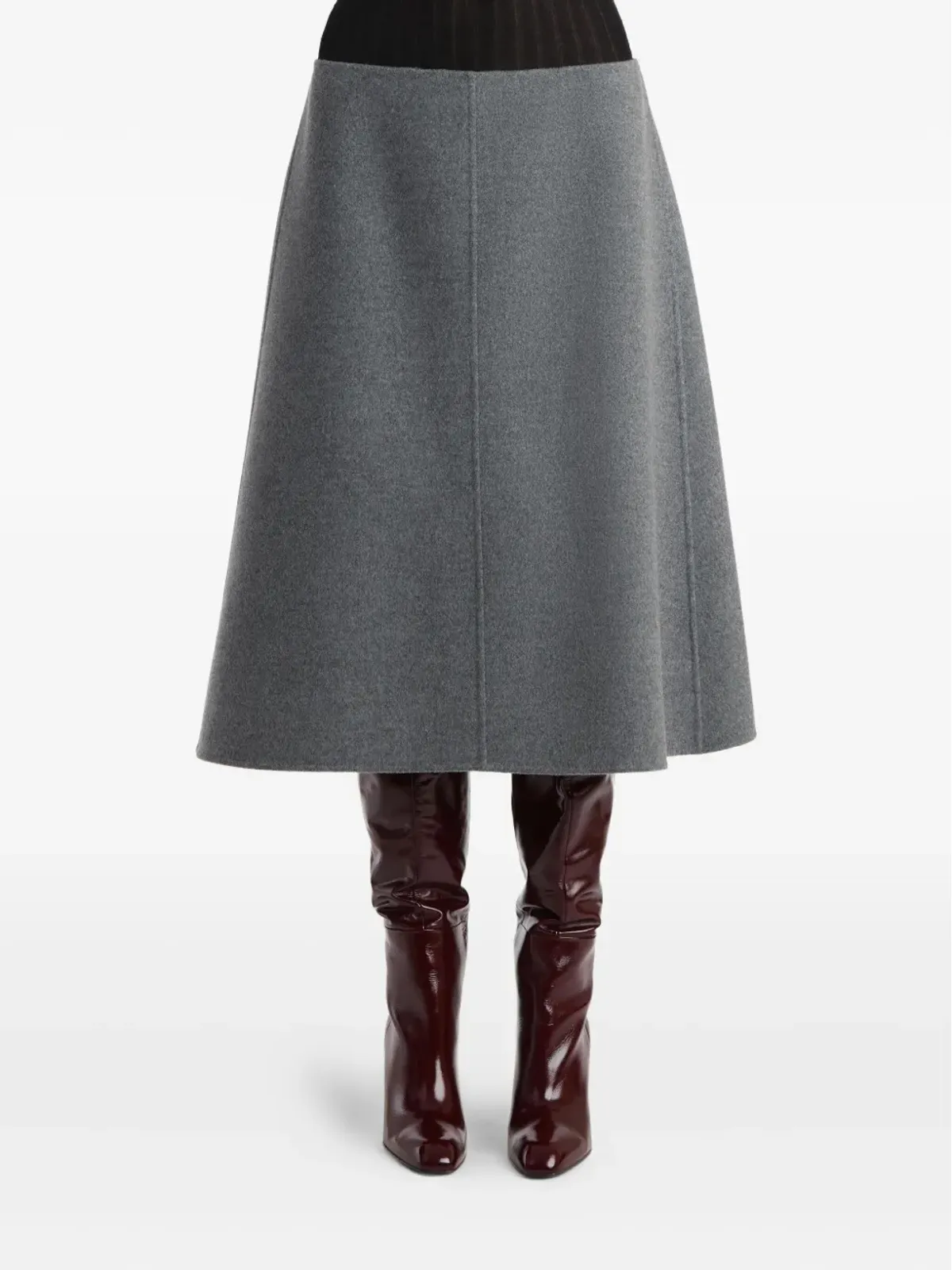 KHAITE ウールAラインスカート - 画像1