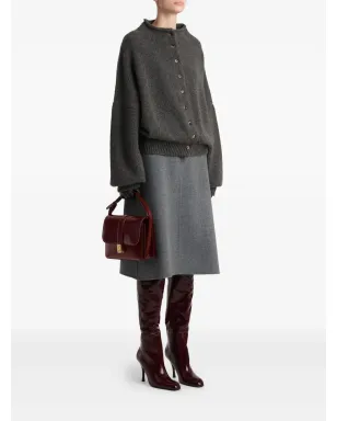 KHAITE ウールAラインスカート - サムネイル2