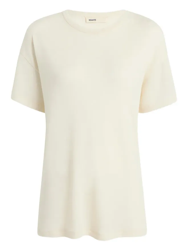 KHAITE KHAITE Maeve 半袖Tシャツ - ニュートラルカラーの商品画像