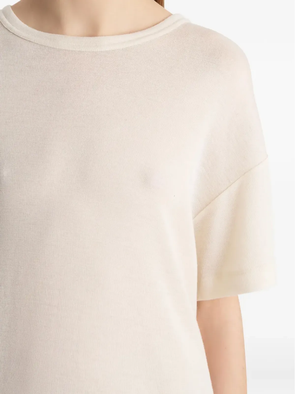 KHAITE Maeve 半袖Tシャツ - ニュートラルカラー - 画像5