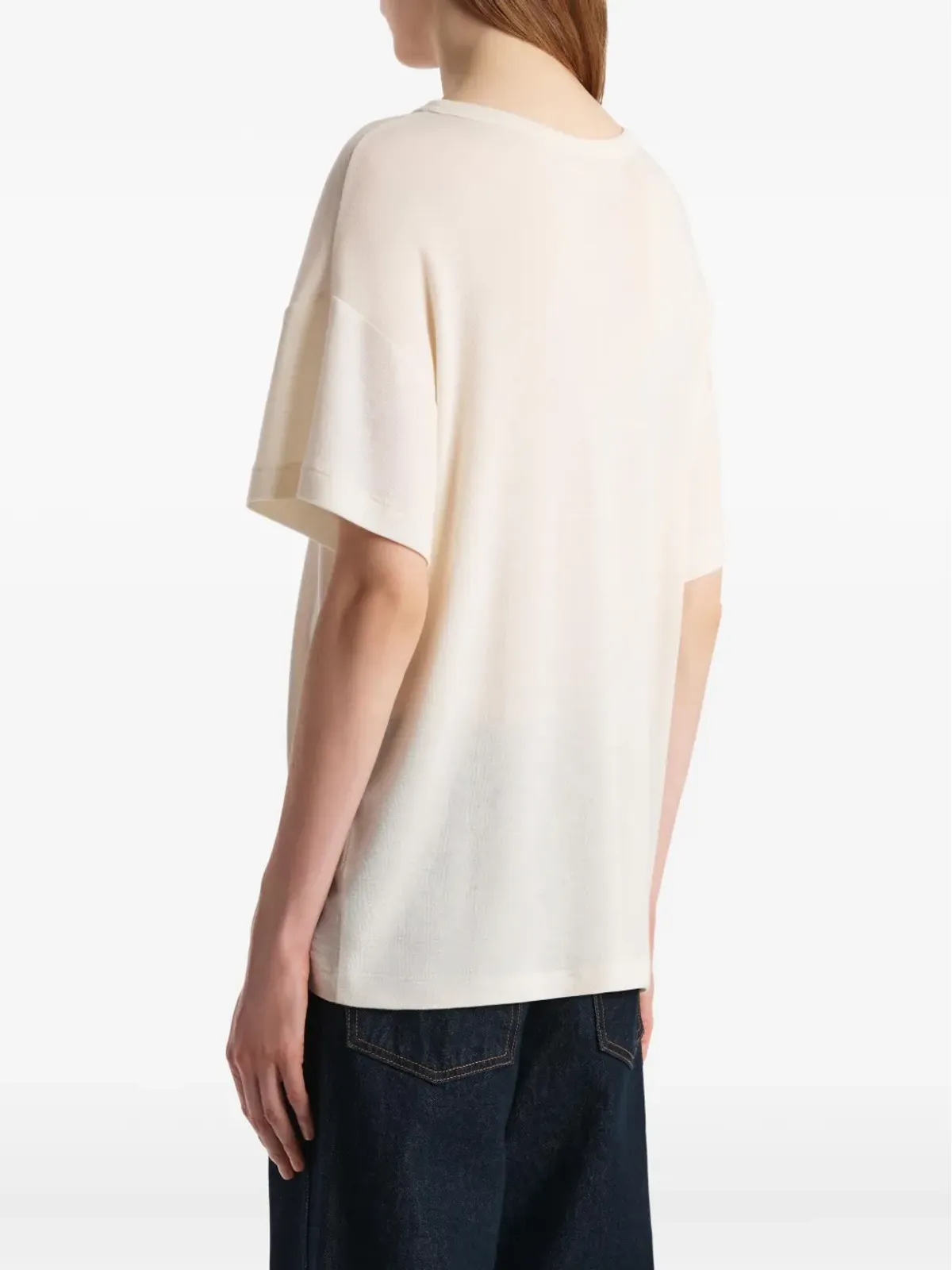 KHAITE Maeve 半袖Tシャツ - ニュートラルカラー - 画像4