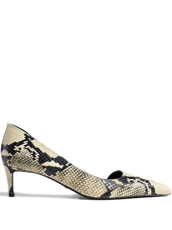 KHAITE KHAITE Jett D'Orsay heeled pumps - Neutralsの商品画像