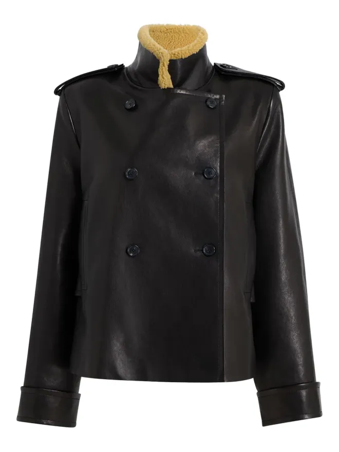 KHAITE KHAITE Dean レザー ジャケット ブラックの商品画像