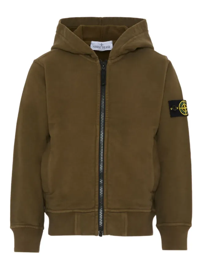 Stone Island Junior Stone Island Junior ジップアップフーディの商品画像