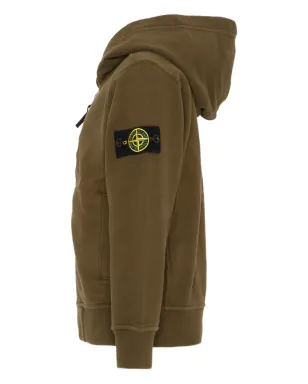 Stone Island Junior ジップアップフーディ - サムネイル3