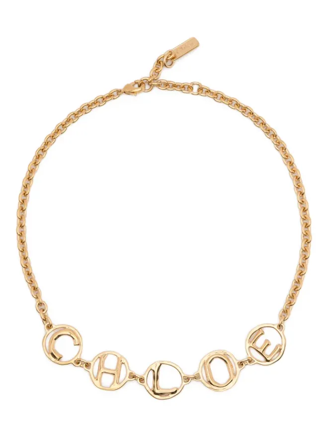 Chloe Chloé ロゴネックレス - ゴールドの商品画像